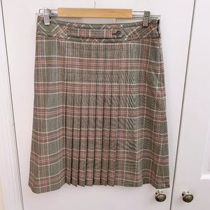 Carolina Herrera Plaid Skirt